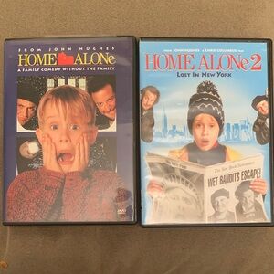 Home Alone 1 & 2 DVD Set. Price for both.